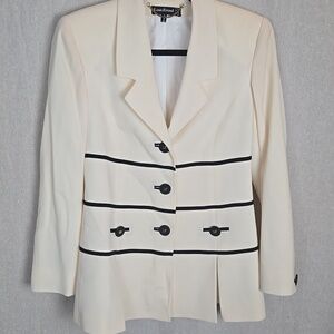 Louis Feraud Wool Blazer, Size 6